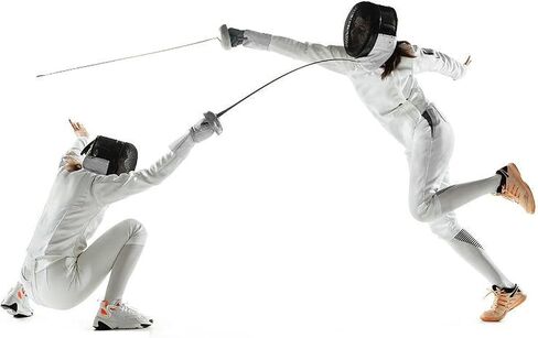 450N Fencing Uniform Set, Ice Silk 3-Piece (Jacket, Pants, Vest), Ideal for Daily Training & Competition, Left Hand in Saudi Arabia
