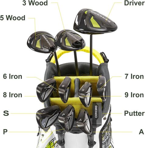 Golf Stand Bags with 4 Way Top Dividers, Rain Cover Hood Sunscreen and Waterproof Golf Bags with Stand, Lightweight Golf Stand Bag for Men & Women in Saudi Arabia