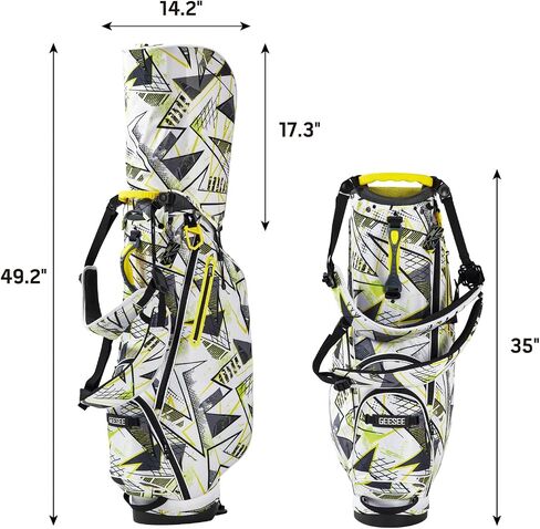 Golf Stand Bags with 4 Way Top Dividers, Rain Cover Hood Sunscreen and Waterproof Golf Bags with Stand, Lightweight Golf Stand Bag for Men & Women in Saudi Arabia