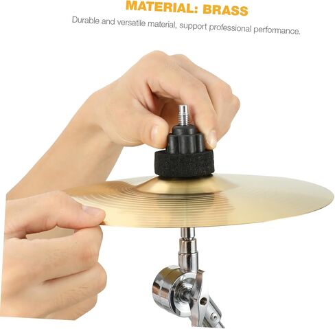 Brass Hi Hat Cymbal for Beginners Durable Jazz Drum Accessory for Student and Professional Players Strong Resistance and Versatile Performance in Saudi Arabia
