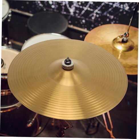 Brass Hi Hat Cymbal for Beginners Durable Jazz Drum Accessory for Student and Professional Players Strong Resistance and Versatile Performance in Saudi Arabia