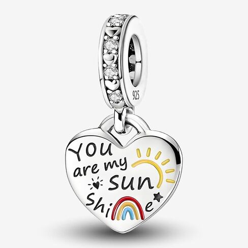 1Pc Fashionable Sterling Silver Love Couple Series Beads Charms Fit DIY Jewelry Matching And Daily Outfit Decoration Gift For Women in Saudi Arabia