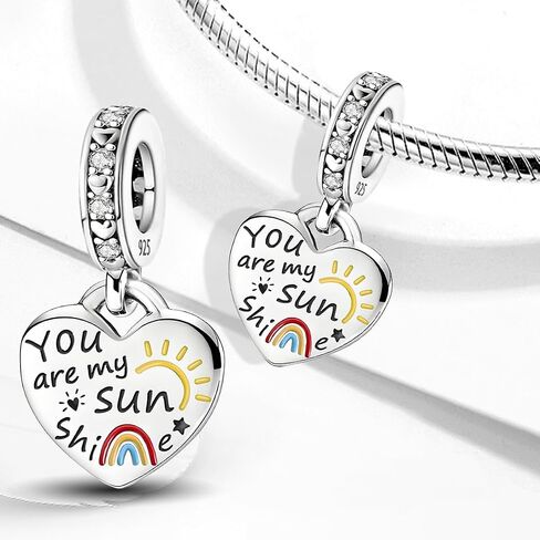 1Pc Fashionable Sterling Silver Love Couple Series Beads Charms Fit DIY Jewelry Matching And Daily Outfit Decoration Gift For Women in Saudi Arabia