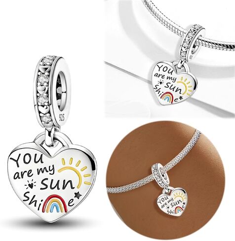 1Pc Fashionable Sterling Silver Love Couple Series Beads Charms Fit DIY Jewelry Matching And Daily Outfit Decoration Gift For Women in Saudi Arabia