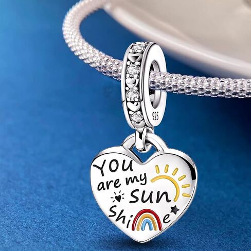 1Pc Fashionable Sterling Silver Love Couple Series Beads Charms Fit DIY Jewelry Matching And Daily Outfit Decoration Gift For Women in Saudi Arabia