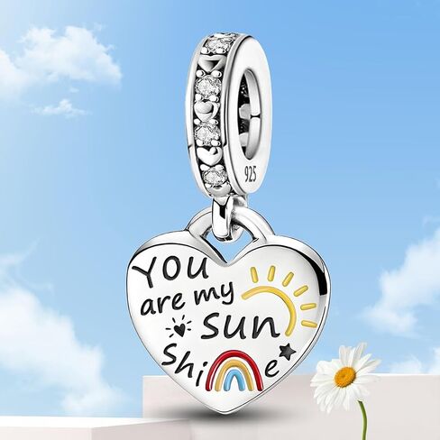 1Pc Fashionable Sterling Silver Love Couple Series Beads Charms Fit DIY Jewelry Matching And Daily Outfit Decoration Gift For Women in Saudi Arabia
