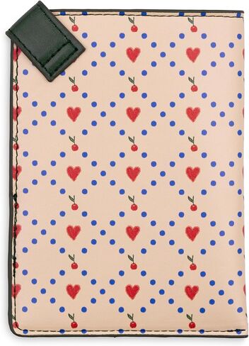 Ban.do Houghter Retro Passport Holder ، غطاء جواز سفر من جلد نباتي متين ، محفظة سفر مستوحاة من بطاقة بريدية (تحيات من الجنة) in Kuwait