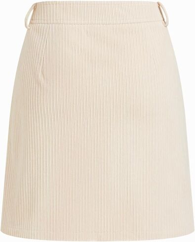 Cider Womens Corduroy A خط تنورة مصغرة للتنورة لأسفل مع جيب 2025 خريف in Saudi Arabia