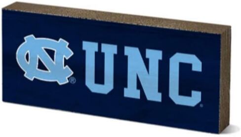 UNC Tar Heels سطح المكتب كتلة خشبية ديكور تشابل هيل نورث كارولينا مروحة متجر اللوحات المنزلية in Saudi Arabia