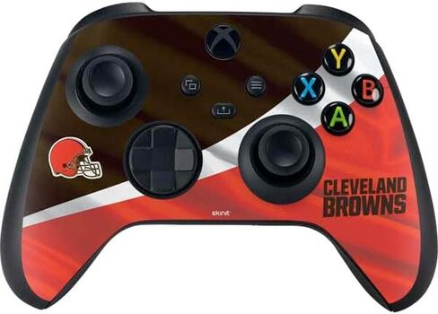 ملصق Skinit المخصص للألعاب متوافق مع حزمة Xbox Series X - تصميم مرخص رسميًا من NFL Cleveland Browns in Kuwait
