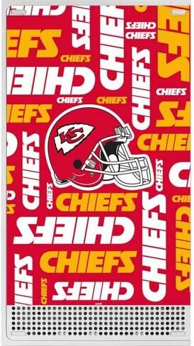 ملصق Skinit المخصص للألعاب متوافق مع حزمة Xbox Series S - تصميم مرخص رسميًا من NFL Kansas City Chiefs in Saudi Arabia