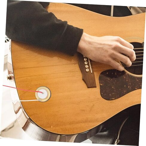 18PCS 27mm Piezoelectric Ceramic Discs for Acoustic Instruments Copper Transducers Sound Sensor Pickups for Guitar and Music Projects in Saudi Arabia