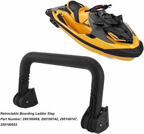 سلم صعود Acouto سلم صعود على شكل قارب 295100869 سلم صعود زنبركي قابل للسحب لـ Sea Doo GTR GTR X GTS RXP X RXT X Wake PRO، Acouto0biwtgvne1 in Saudi Arabia