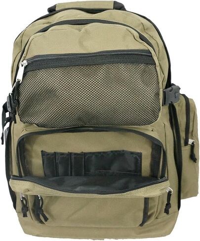 K-Cliffs Large Bookbag Student School Book Bags Big Emergency Backpack Reflective Stripe in Kuwait