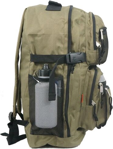 K-Cliffs Large Bookbag Student School Book Bags Big Emergency Backpack Reflective Stripe in Kuwait