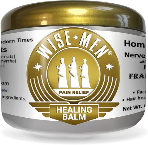 Wise Men Healing Balm with Myrrh and Frankincense Essential Oils for Neuropathy, Sciatica and Nerve Pain Massage and Skin Moisturizing in Saudi Arabia