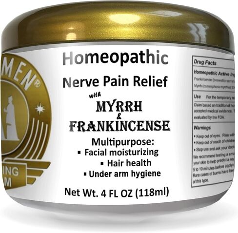 Wise Men Healing Balm with Myrrh and Frankincense Essential Oils for Neuropathy, Sciatica and Nerve Pain Massage and Skin Moisturizing in Saudi Arabia