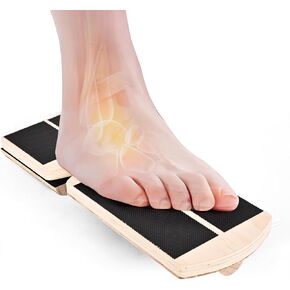 Wooden for Ankle Balance Board Foot Strengthener & Stability Trainer for Single Leg Balance Training, Sprained, Plantar Fasciitis Relief, Physical Therapy, Posture Correction in Saudi Arabia