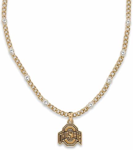 From the Heart Ohio State Buckeyes Lydia Gold Necklace Jewelry Gift Licensed OSU in Saudi Arabia