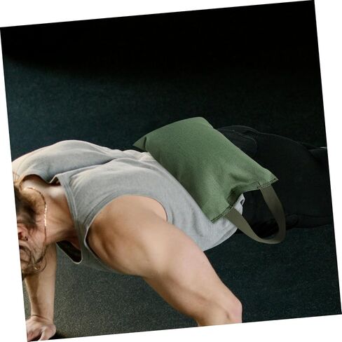GALPADA 2kg Sandbag with Handle for Fitness and Yoga Empty Weight Training Bag Canvas Sandbag for Dance Muscle Strengthening and Balance Enhancement in Saudi Arabia