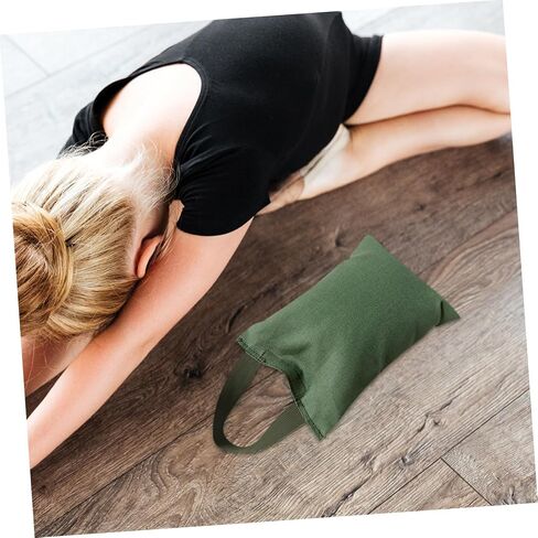 GALPADA 2kg Sandbag with Handle for Fitness and Yoga Empty Weight Training Bag Canvas Sandbag for Dance Muscle Strengthening and Balance Enhancement in Saudi Arabia