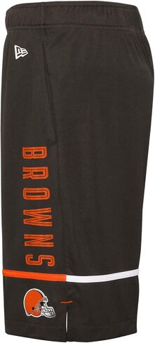 New Era NFL Men's Rusher Training Shorts, Cleveland Browns, Small in Saudi Arabia