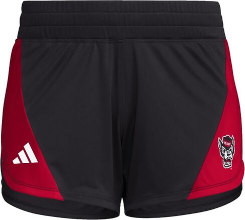 adidas Women's D4T Woven North Carolina State University Training Shorts, Black/Team Power Red/White/North Carolina State University, X-Large/5" Inseam in Saudi Arabia