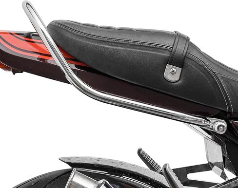 Motorcycle Rear Passenger Hand Grab Bars Compatible with Z900RS Z900 RS ABS/SE/Cafe 2018 2019 2020 2021 2022 2023 2024 2025, Back Steel Handle Bar Grab Rail Seat Rail, Chrome in Saudi Arabia