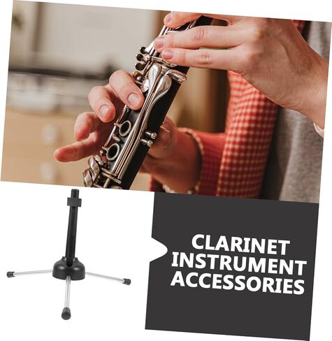 Generic Beginner Clarinet Flute Stand Portable Oboe Holder Folding Instrument Support Stand in Saudi Arabia