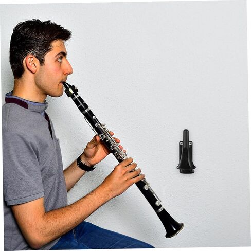 Wall-mounted Clarinet Stand and Flute Holder Dual-use Hanging Rack for Woodwind Instruments Adjustable Bracket Storage for Clarinet and Saxophone in Saudi Arabia