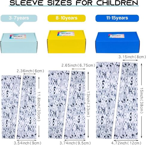 16 Pairs Arm Sleeves for Kids Youth Football Basketball Baseball UV Sun Protection Cooling Compression Sleeves in Saudi Arabia