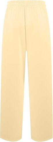 Men's Joggers Sweatpants Loose Fit Casual Pants Workout Straight Wide Leg Drawstring Running Pants with Pockets in Saudi Arabia