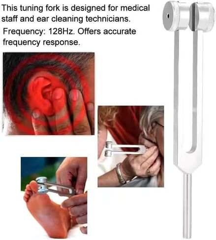 Medical Tuning Fork, 128Hz Frequency, Aluminum Alloy, Professional Grade for Medical Staff in Saudi Arabia