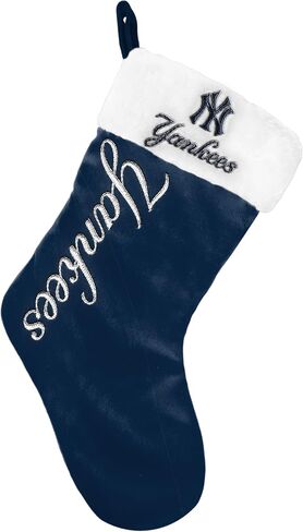 FOCO MLB Official Primary Logo Wordmark Christmas Holiday Stocking Decoration Ornament (Los Angeles Dodgers) in Saudi Arabia