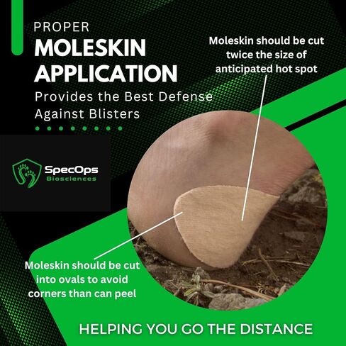 Go The Distance with Thin Moleskin for Blisters. Moleskin for Feet. Super Adhesive, Waterproof Mole Skin Tape for Hiking and Running. 384 Square Inches. Just Released Aug 2023 in Kuwait