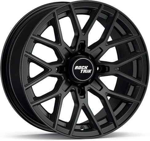 Rocktrix RT104 14in ATV عجلات 4x110 14x7 5+2 إزاحة ، يشمل M10x1.25 Lug Nuts ، متوافق مع Honda Kawasaki Yamaha Rubicon Rincon Brute Force Kodiak Grizzly Rhino IRS 4/110 UTV (مجموعة من 4) in Kuwait