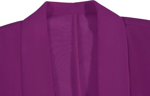 نساء Ruched 3/4 Sleeve Blazers عارضة شال من طية صاخبة مبطئة الكتف مفتوحة السترات السترة الأمامية الجيب in Saudi Arabia