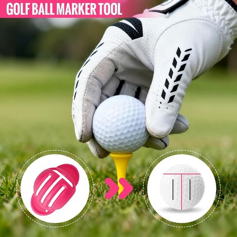 13PCS Golf Accessories Kit with Golf Club Cleaner Brush,Divot Tool and Ball Marker,Stroke Counter,Golf Tees, Ball Bag&Towel with Hook,Golf Essentials Kit Gift for Women in Saudi Arabia