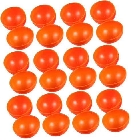 20pcs Raffle Bingo Balls: Party Game Balls Prize Draw Spheres Mini Plastic Balls For Game Night Large Group Activities Orange in Saudi Arabia