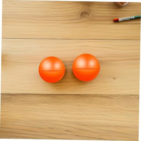 20pcs Raffle Bingo Balls: Party Game Balls Prize Draw Spheres Mini Plastic Balls For Game Night Large Group Activities Orange in Saudi Arabia