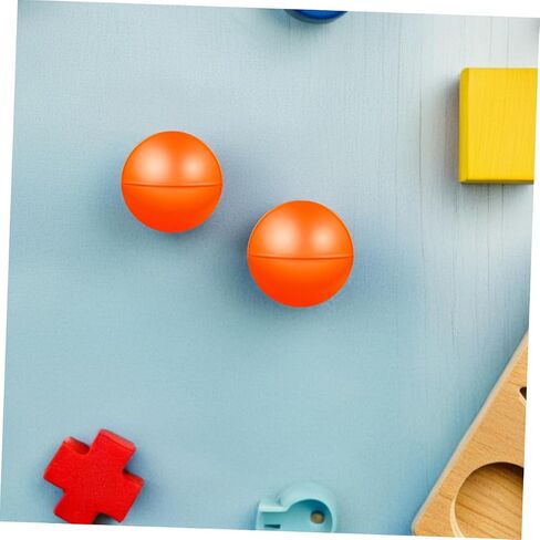 20pcs Raffle Bingo Balls: Party Game Balls Prize Draw Spheres Mini Plastic Balls For Game Night Large Group Activities Orange in Saudi Arabia