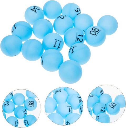 16pcs Bingo Balls for Lottery Games Raffles and Party Activities Entertainment Sphere Balls for Adults in Saudi Arabia
