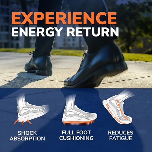 Dr. Scholl’s Advanced Pain Relief Insoles for Men Women, Heavy Duty Orthotics Inserts for Work Shoes & Boots, Plantar Fasciitis & Arch Support, Flat Feet, Shock-Absorbing, Supports up to 340 lbs in Saudi Arabia
