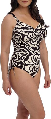 Fantasie Swim Women's Womens Aruba Nights Underwire Twist Front Swimsuit with Adjustable Leg in Saudi Arabia