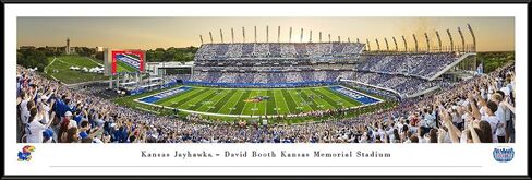 Kansas Jayhawks Football - Unframed Poster by Blakeway Panoramas in Saudi Arabia