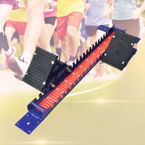 Track Starting Block Athletics, Thick Rubber Pad, Elastic, Nonslip, Competition Starting Block in Saudi Arabia