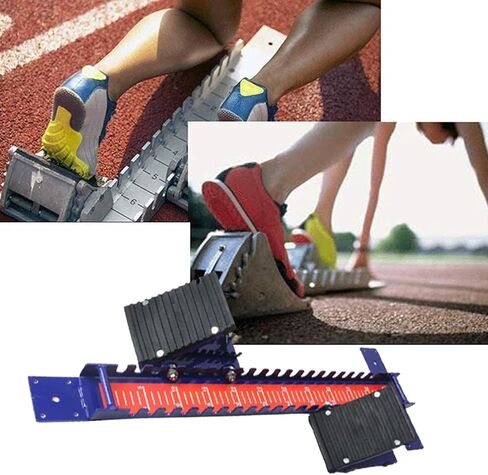 School Starting Block, Multifunction Foot Pedal, Adjustable Starter, Track Racing, Suitable for Plastic Rail, Slag Rail in Saudi Arabia