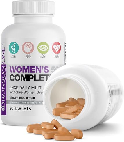 Bronson ONE Daily Women’s 50+ Complete Multivitamin Multimineral, 90 Tablets in Saudi Arabia
