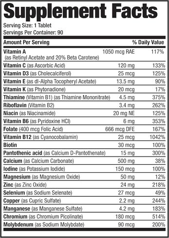 Bronson ONE Daily Women’s 50+ Complete Multivitamin Multimineral, 90 Tablets in Saudi Arabia