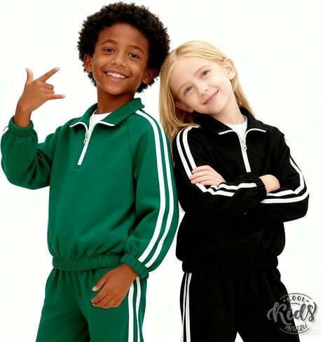 Boys Little Kids Spring Autumn New Long Sleeve Pants Casual Simple Cool Daily Wear Two Pieces in Saudi Arabia